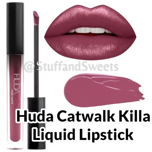HUDA BEAUTY Other - NEW Huda Beauty Catwalk Killa Demi Matte Cream Liquid Lipstick
